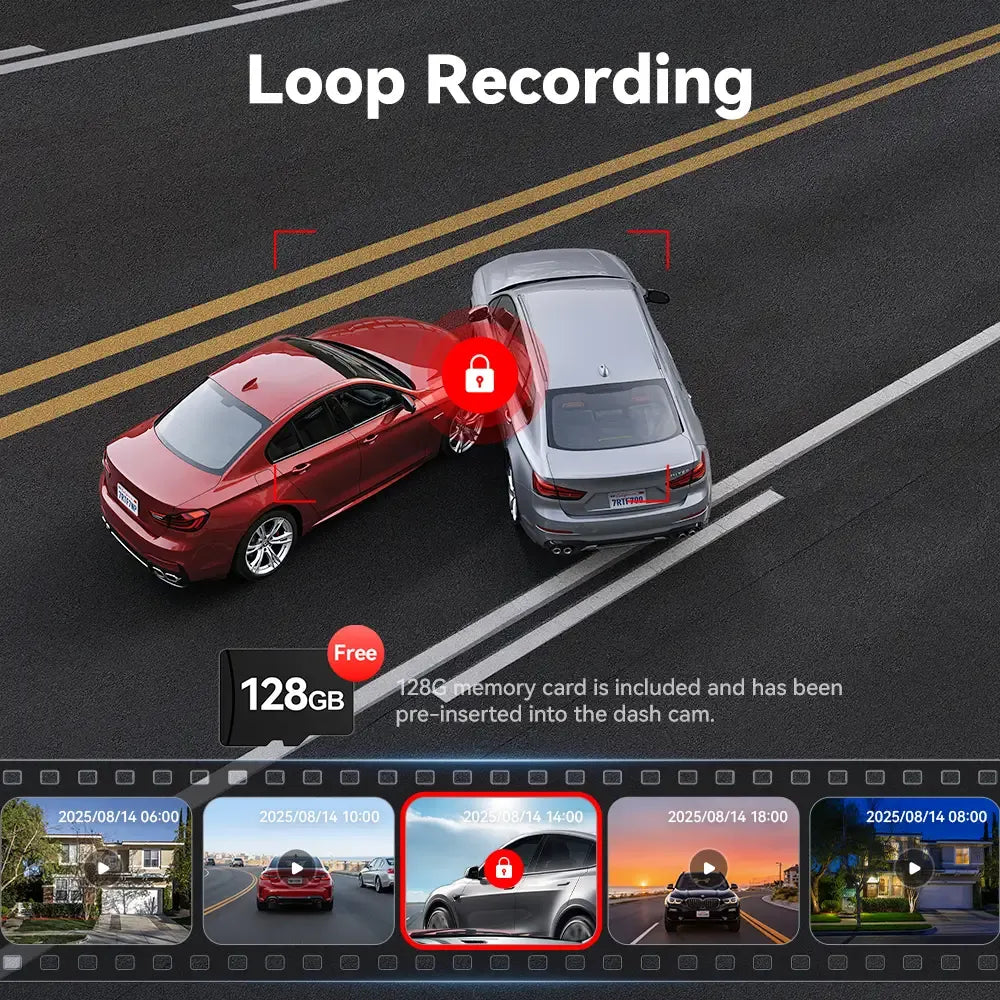 Redtiger F7NP 4K Front Rear Dash Cam