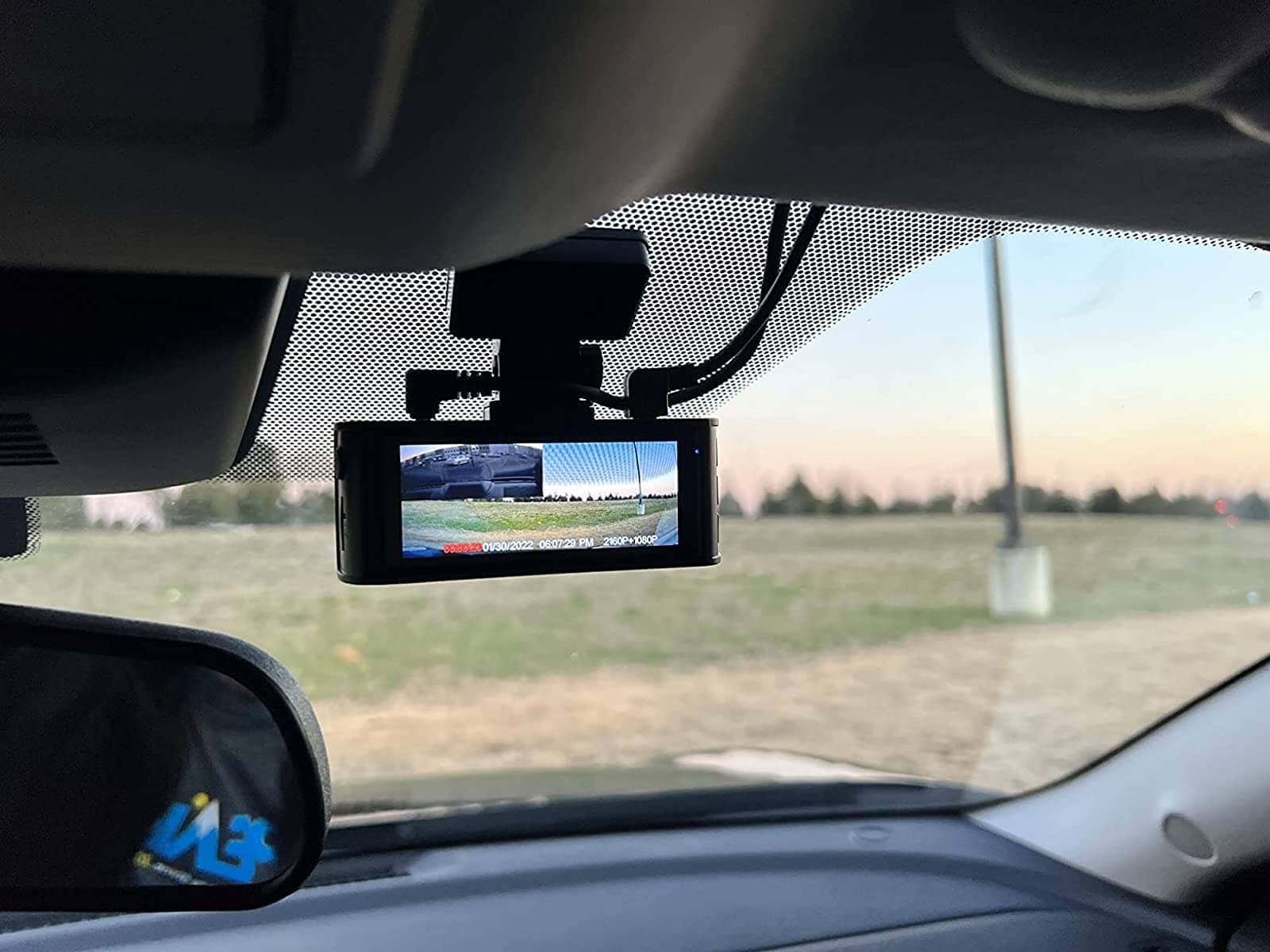 REDTIGER F7NP 4K mini dash-cam backup camera view super night vision