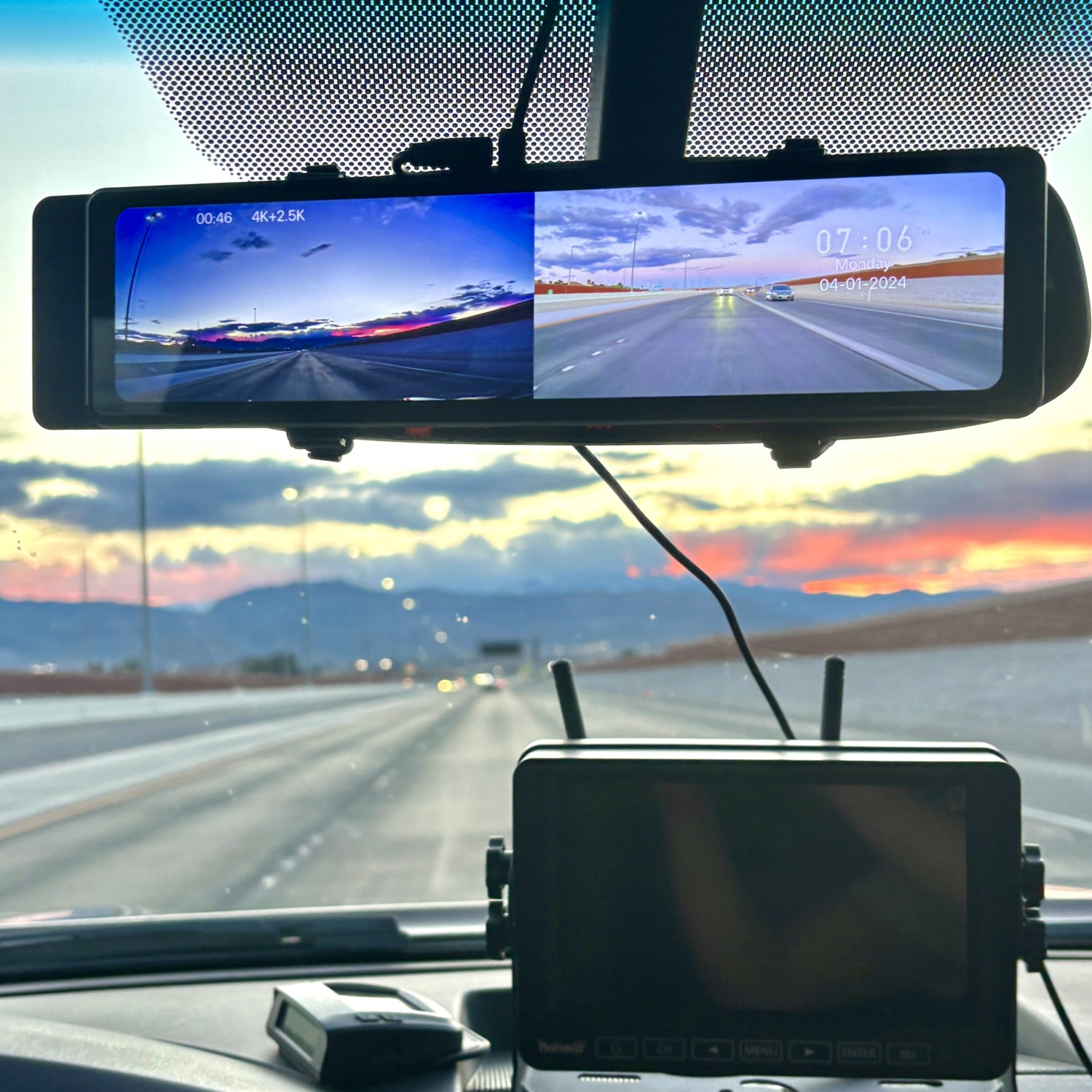 Redtiger T27 4K+2.5K Touchscreen Smart Parking Assist Dash Cam