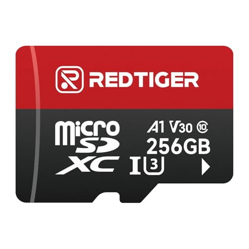 Redtiger 32GB/64GB/128GB/256GB SD Card For Dash Cam Class 10 U3