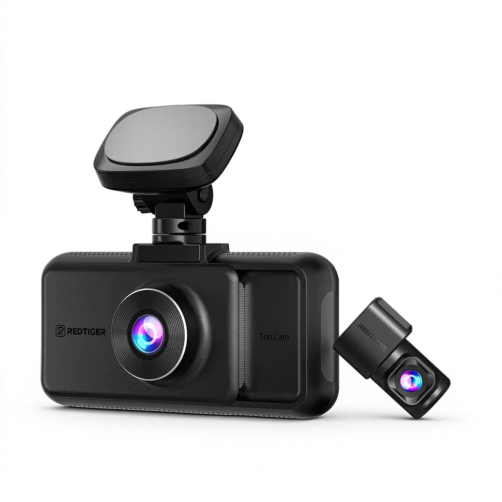 Redtiger A6 4K 3-Channel Dash Cam 5.8Ghz Wifi Voice Control Dash Cam