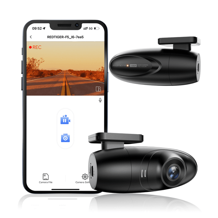 Redtiger F5 APP Control Front Dash Cam Hot Sales REDTIGER Dash Cam   