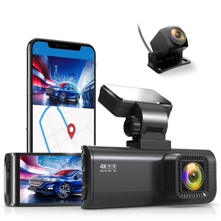 REDTIGER F7N Caméra de tableau de bord double 4K 4 K GPS avant 4K/2,5 K et arrière 1080p pour voiture, écran 3,2, grand angle de 170 degrés, prise en charge de 256 REDTIGER F7N Caméra de tableau de bord double 4K 4 K GPS avant 4K/2,5 K et arrière 1080p pour voiture, écran 3,2, grand angle de 170 degrés, prise en charge de 256