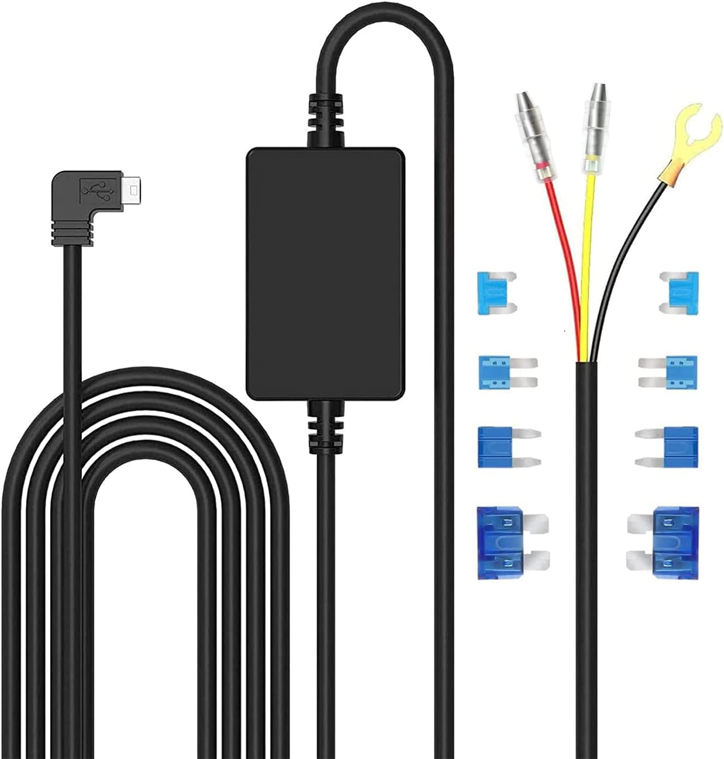 Kit Cablaggio USB-C Per Dash Cam - Cavo 3,5m Per Parcheggio 24h Con Protezione Batteria - Foto 6