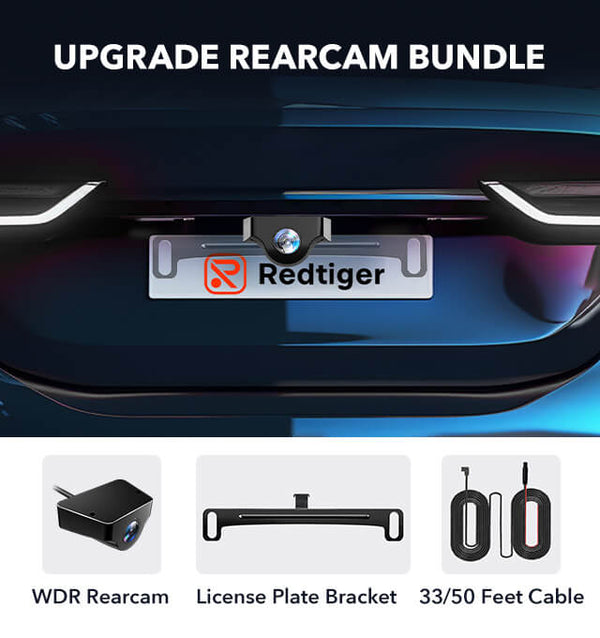 Redtiger Upgrade Rearcam Bundle Bundle REDTIGER Dash Cam   